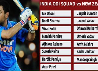 India announce squad for the first 3 ODI's against New Zealand