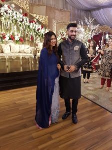 Amir and Narjis on a wedding