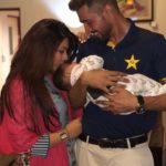 Muhammad Amir with Wife and Daughter