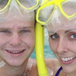 Steve Smith and Dani Willis Swimming